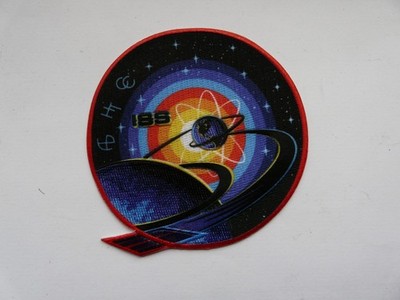 NASA ISS 63 Mission Original Version Patch mit Astronauten Initialen.