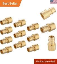 Pex A Expansion Fittings 1/2x1/2 Female Sweat Brass Pack of 10
