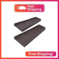 Sekcen 2 Pack Rubber Downspout Splash Block Rain Gutter Down Spout Drain Trays B