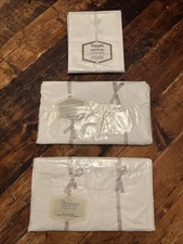 NWT Vintage Wamsutta Christian Dior Twin Fitted + Flat Sheet, 2 King Pillowcases