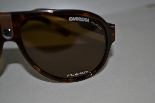 Authentique Carrera Lunettes de Soleil 32/P/S VERT Havane Polarisé 60-14-140 - - Photo 3 sur 8