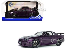 1999 Nissan Skyline Gt-r R34 Z-tune Rhd Purple 118 Diecast By Solido S1804311 1999 Nissan Skyline Gt-r R34 Z-tune Rhd Purple 118 Diecast By Solido S1804311