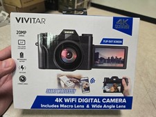Vivitar 4K Digital Camera , 16X Digital Zoom,LED Flash,Auto Focus SEALED