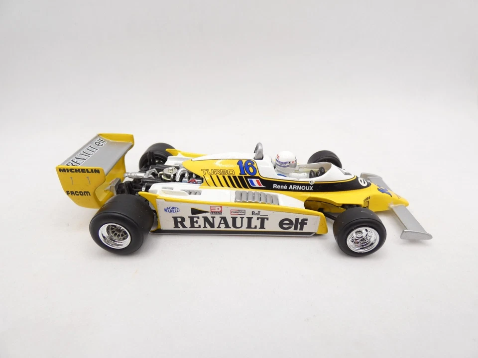 Renault RE20 René Arnoux #16 1980 1/43 Quartzo F1 Formula 1 Difetto - Immagine 2 di 2