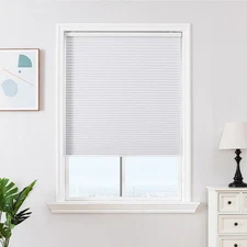 No Tools No Drill Window Blinds for Indoor Windows, Blackout Shades Cellular ...