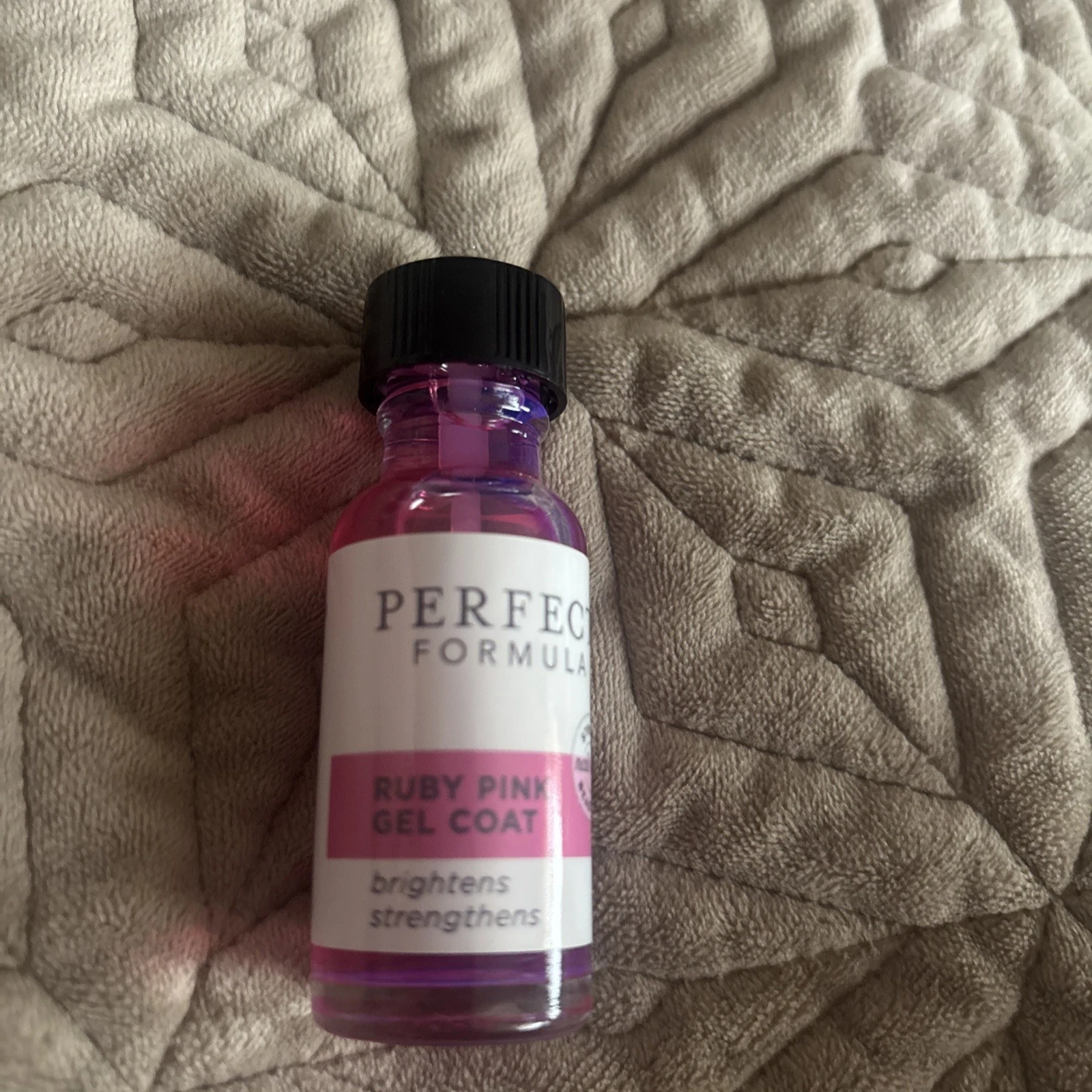 Perfect Formula Ruby Pink Gel Coat Strengthener 18ml New