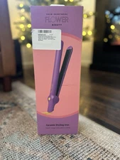 Flower by Drew Barrymore Hair Tools Ceramic 1” Straightening Iron - NEW