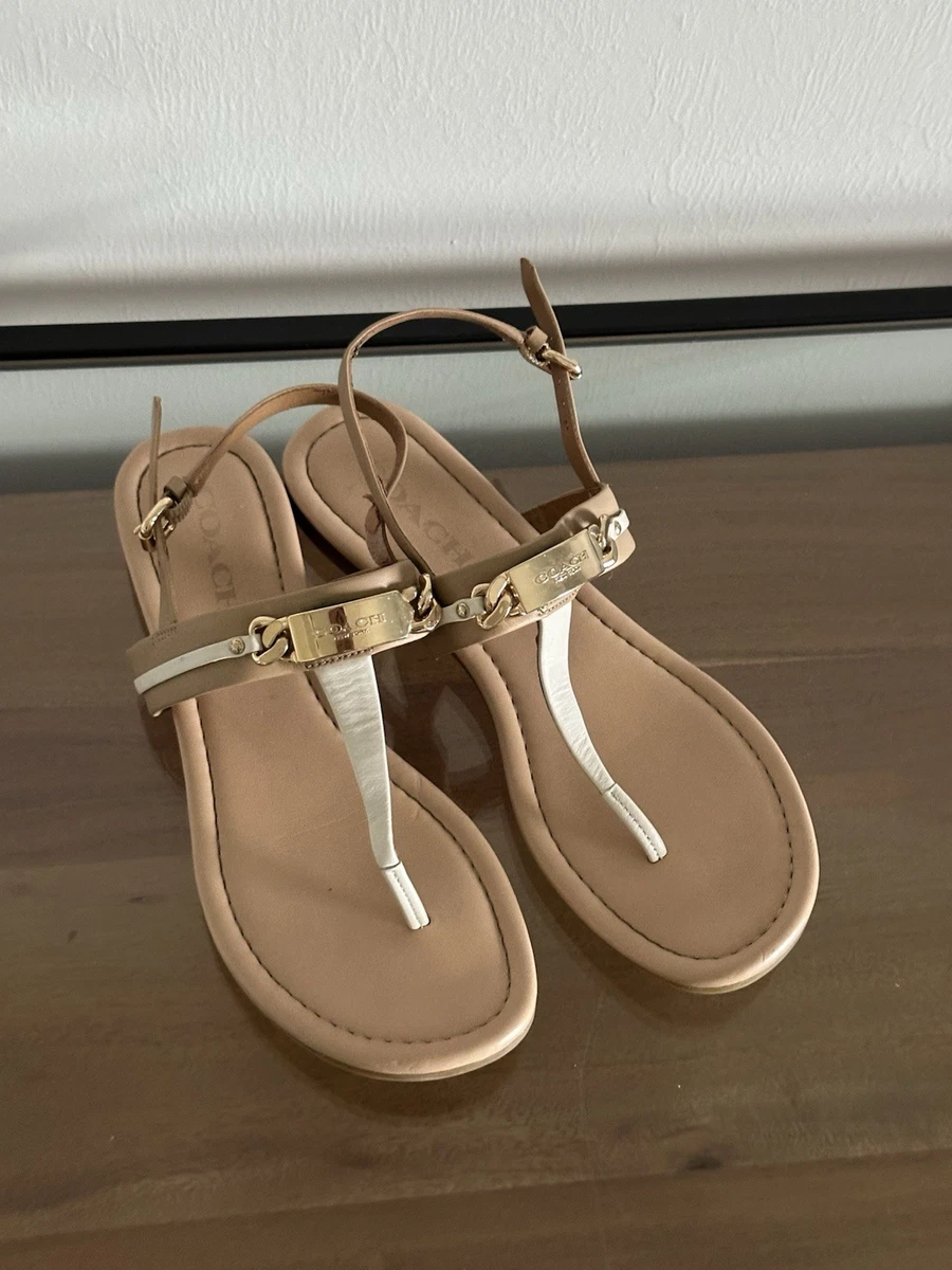 Coach Beige Sandals for Women for sale | eBay