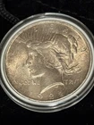 1922 Peace Silver Dollar Nice Bronze Toning AU Features