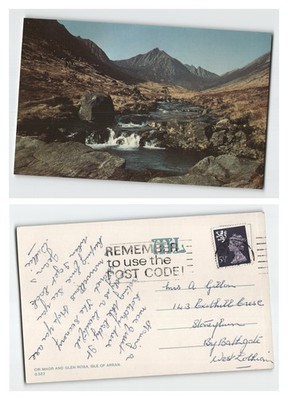 Postkarte - Cir Mhor und Glen Rosa Insel Arran Schottland Landschaft VERSCHICKT