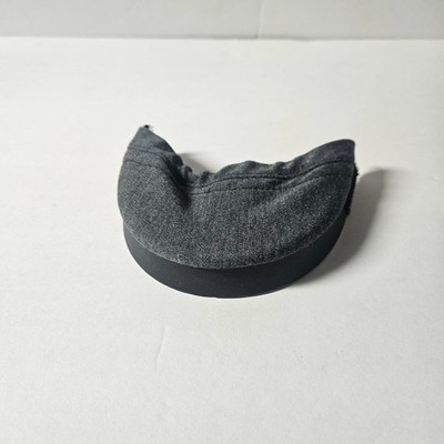 Zamp Fabric Chin Breath Curtain Dark Grey Breath Deflector Universal Helmet Fit
