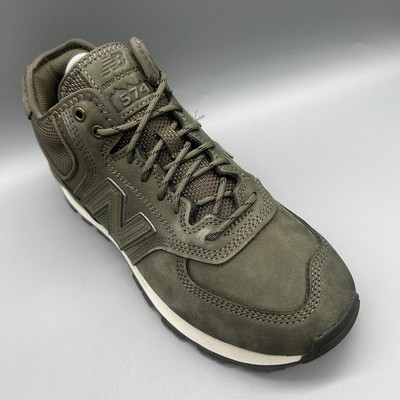 New Balance 574 Series Mid Top Olive Green U574HMO Herren Uk 7,5 Sneaker Schuhe