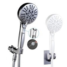 Handheld Shower Head with on off Switch&Built-in Power Spray,7-Setting High P...