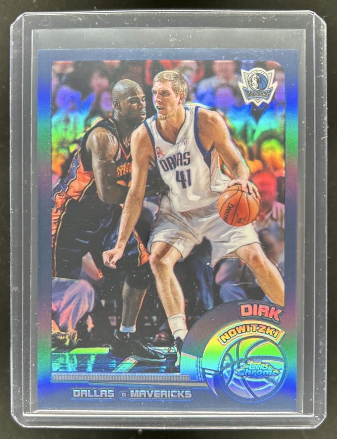 2002-03 Topps Chrome Dirk Nowitzki Refractor #29 Mavericks