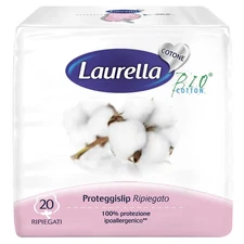 Laurella Cotton Folded Panty Liners 20 Pieces