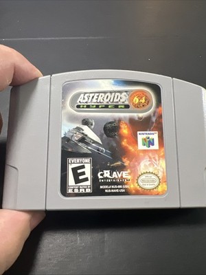 Asteroids Hyper 64 (Nintendo 64, 1997) Authentic N64