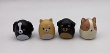 Squishmallow Mini Squish Squish-A-Longs 4 DOG LOT Mateo Nathaniel Regina