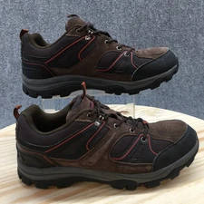 Nevados Shoes Mens 11.5 Talus Athletic Hiking Low Sneakers Brown Suede Lace Up