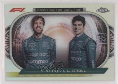 2022 Chrome Formula 1 Constructor Coalition Sebastian Vettel Lance Stroll 0nr3