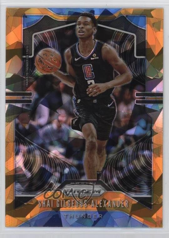 2019-20 Panini Prizm Orange Ice Prizm Shai Gilgeous-Alexander #122 0m3b