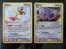 Pidgeot 2/17 Holo Swirl Tauros 5/17 Rare Pokemon TCG Card POP Series 2 LP