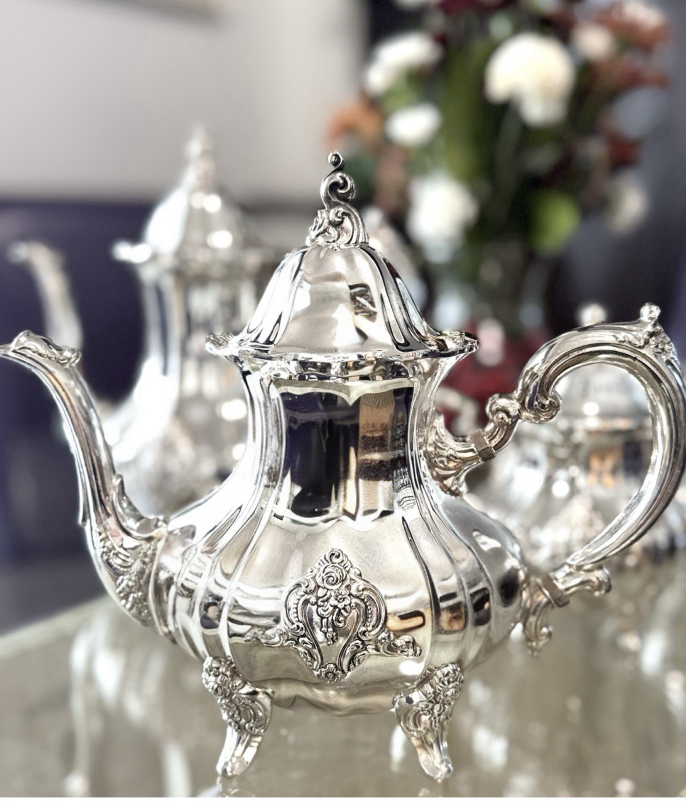 Towle Vintage Silver Plate 1964 El Grandee 5-Pc Coffee & Tea Set