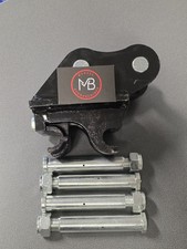 Schnellwechsler Minibagger Bagger Chinabagger mit 4x 25mm Bolzen