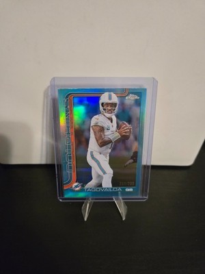 Topps Chrome - Tua Tagovailoa Teal Refractor 285/299 COLOR MATCH - MIA/ATL QB 🐬