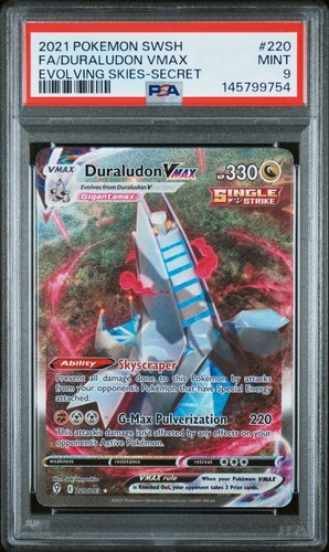 Duraludon VMAX graded PSA 9 for sale on eBay