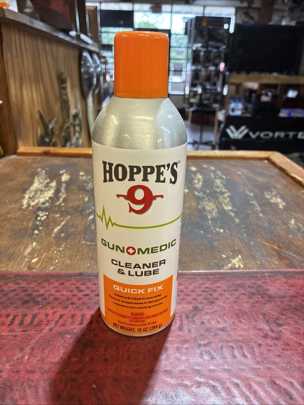 Hoppes Gun Medic All-in-One Cleaner / Lube 10 Oz Yellow - GM2