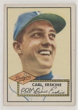 1952 Topps Carl Erskine #250 0cv5