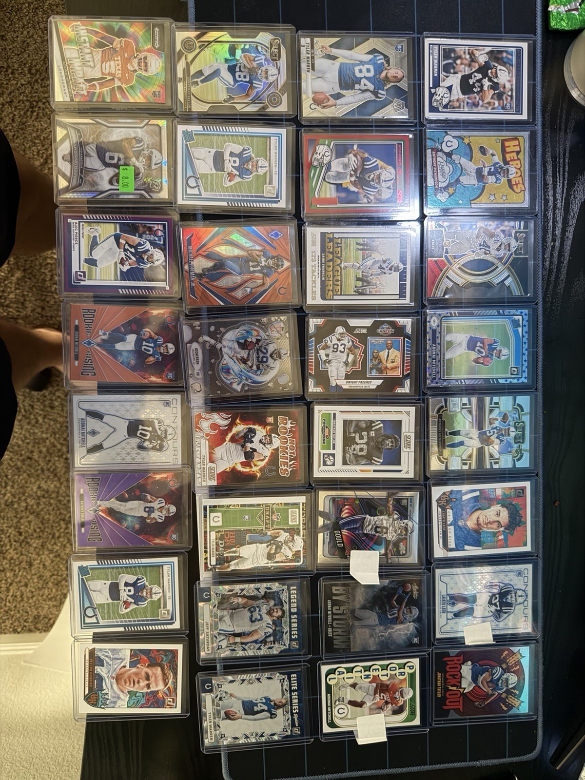 Indianapolis Colts Football Card Lot Huge