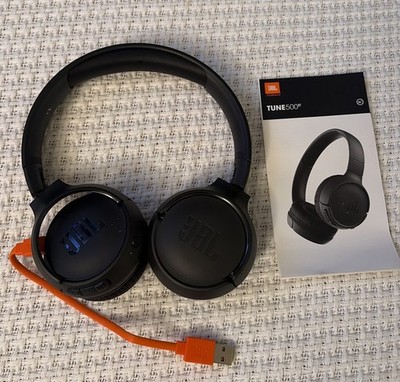JBL Tune 500BT Wireless Bluetooth On-Ear Headphones Built-In Mic Blk