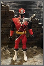 POWER RANGERS NINJA STEEL  RED RANGER ACTION FIGURE
