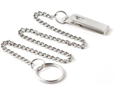 KEY-BAK Pocket Chain Belt Clip Key Accessory with 1.125 inch Chrome 