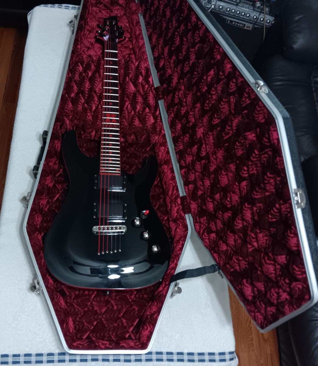 SCHECTER C-1 SHE DEVIL ブラック&レッド Schecter C-1 She Devil | eBay