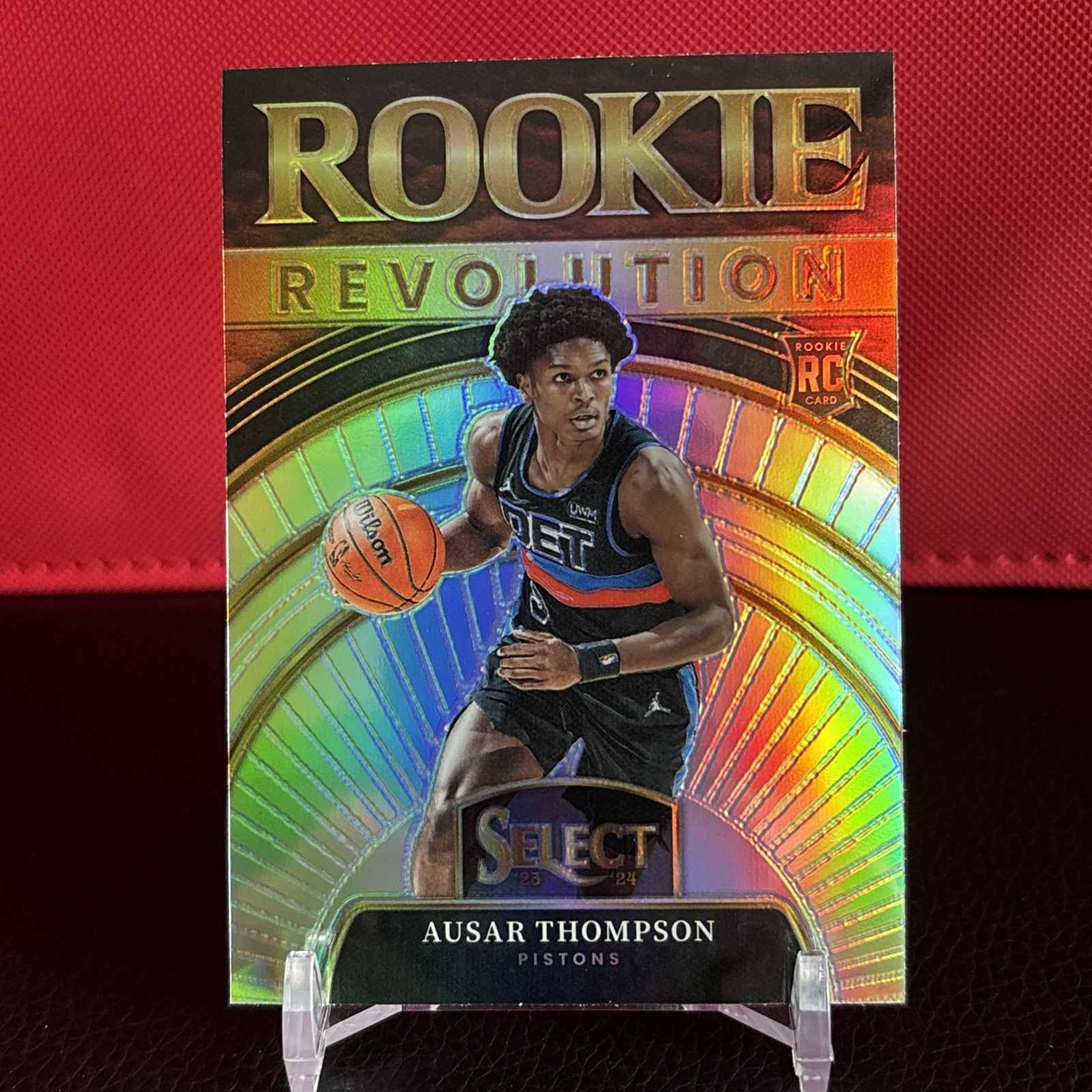 2023-24 Panini Select - Rookie Revolution Ausar Thompson #12 Silver Prizm (RC)