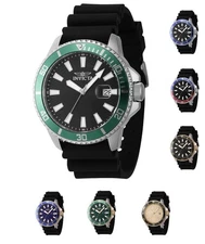 Invicta Men's Pro Diver 45mm Quartz Rubber Strap Watch - Choice of Color