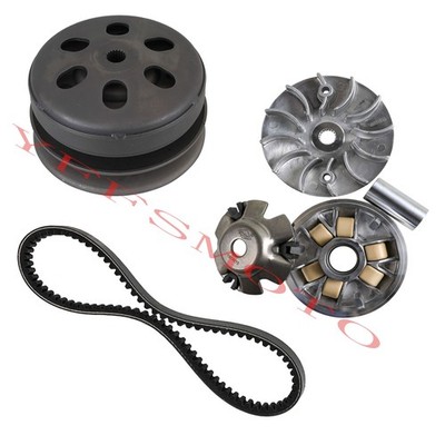 Clutch Variator Drive Belt Kit For 139QMB GY6 Moped Pit Bike Tricycle Buggy Quad