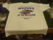 Mopar rare t shirt Mopars at the Battleship 2001 Size: XL - read  see all