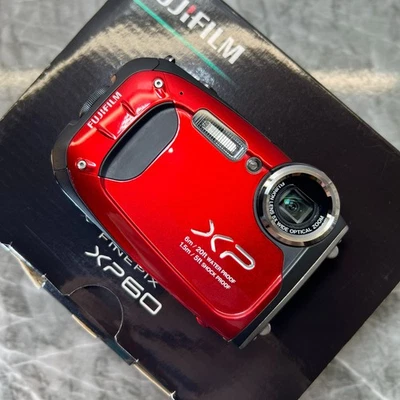 Fujifilm FinePix XP60 Red Wasserdichte Digitalkamera 16,4MP Retro Kompakt Camera - Bild 1 von 4