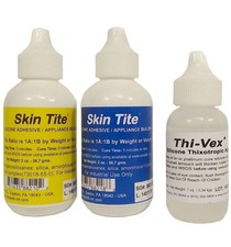 Skin Tite 4 Oz and Thivex 1 Oz Kit, Silicone Adhesive and Appliance Builder