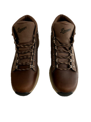 Danner Caprine Evo Mens 10.5 Waterproof Hiking Boot Brown Leather Vibram 31281