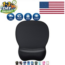 Comfortable Non-Slip Mouse Pad with Gel Wrist Support Ideal for Work Gaming