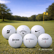Used Golf Balls - Top Brands Mix - Grade A or Grade B options, 20/40/75 packs