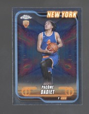 2024-25 Topps Chrome #172 Pacome Dadiet New York Knicks Rookie