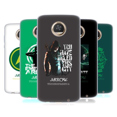 OFFICIAL ARROW TV SERIES GRAPHICS SOFT GEL CASE FOR MOTOROLA PHONES