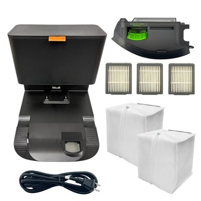 Automatic Dirt Disposal Dock & Dust Bags, Dust Bin for iRobot Roomba i3 i4 j7 j9