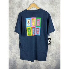 Rowdy Gentleman Natural Light Beer Pop Art Pocket T-shirt Mens Xl Navy Blue New
