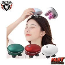 Electric Scalp Head Massager with Red Light Therapy | Anti-Stress/Muscle Relief